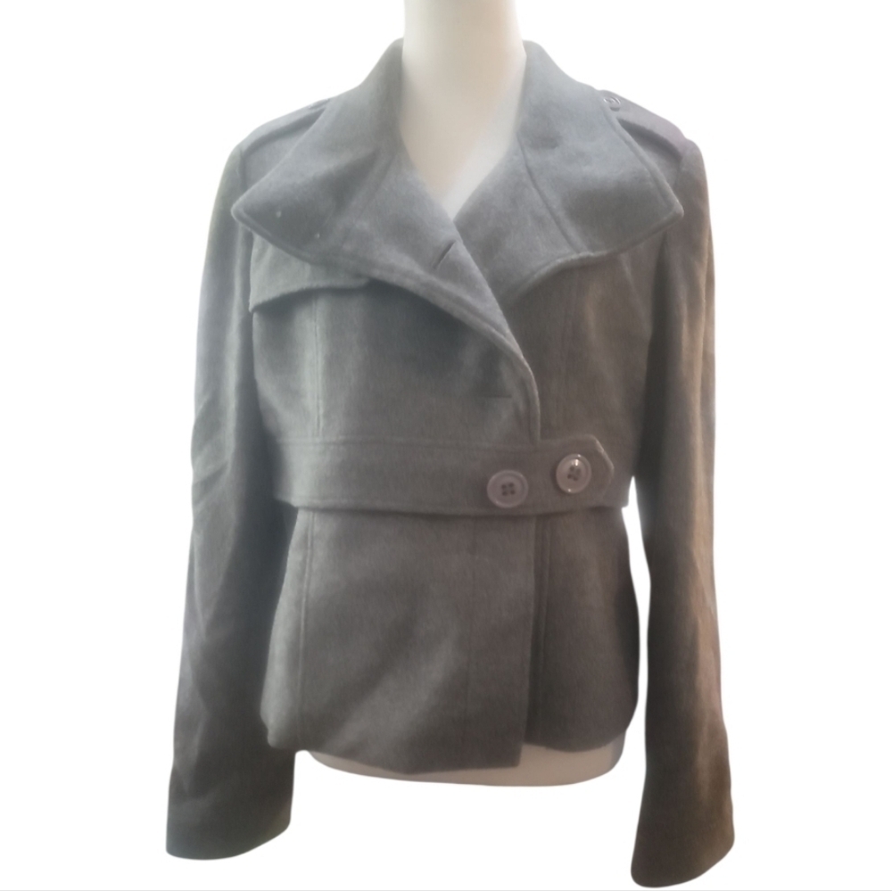 Millard Fillmore Gray wool Jacket coat grey - Picture 2 of 8